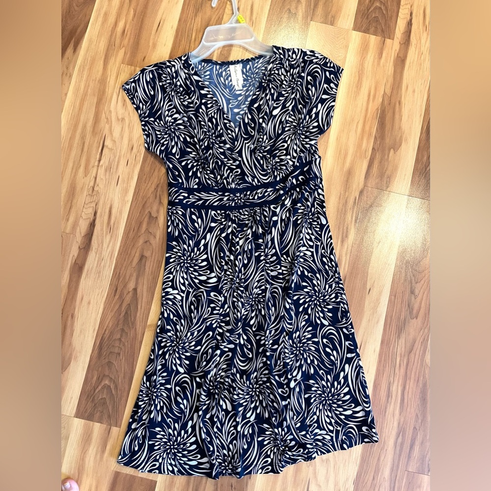 Per Seption Concept Faux Wrap Dress (Small)